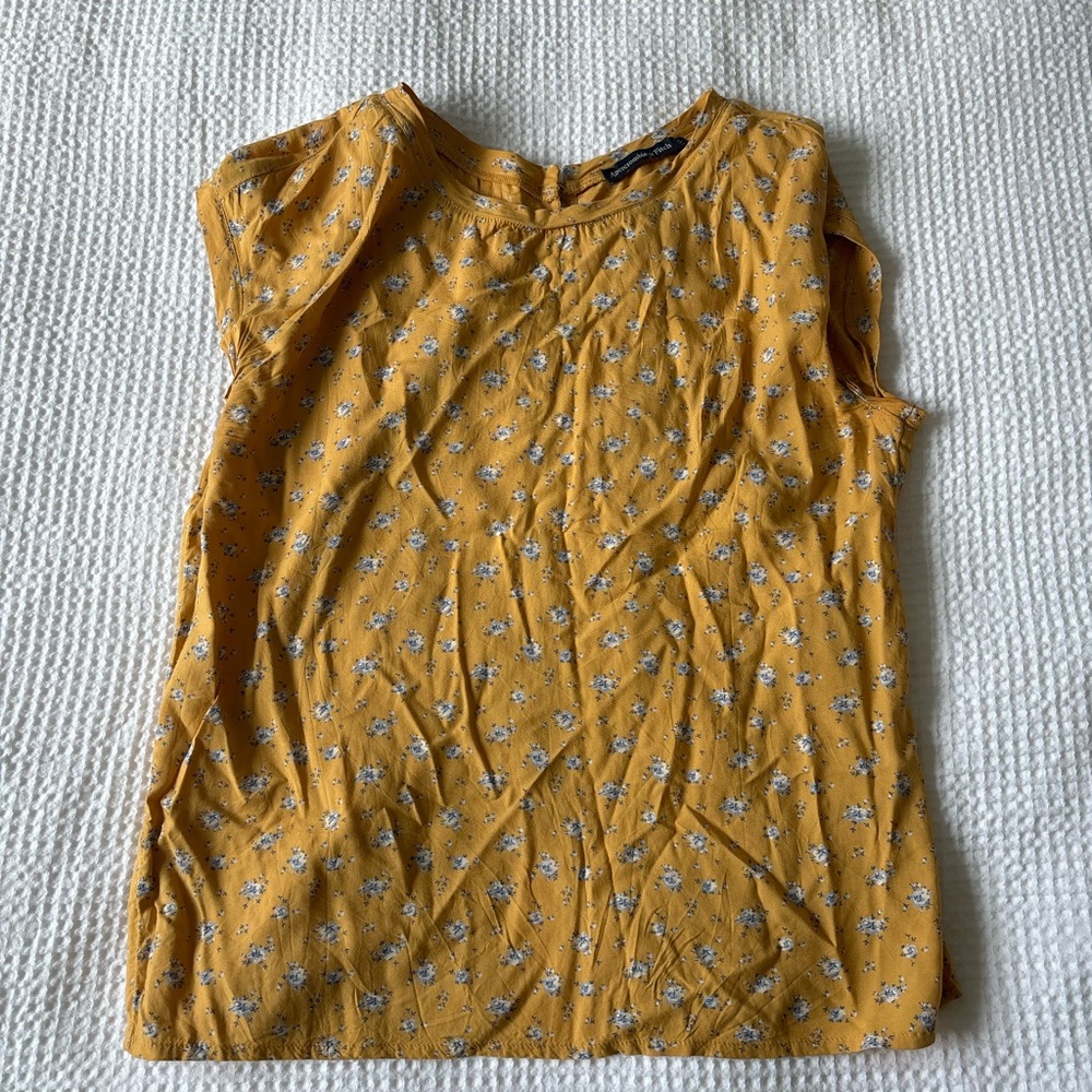 Abercrombie and Fitch Tank Top Yellow